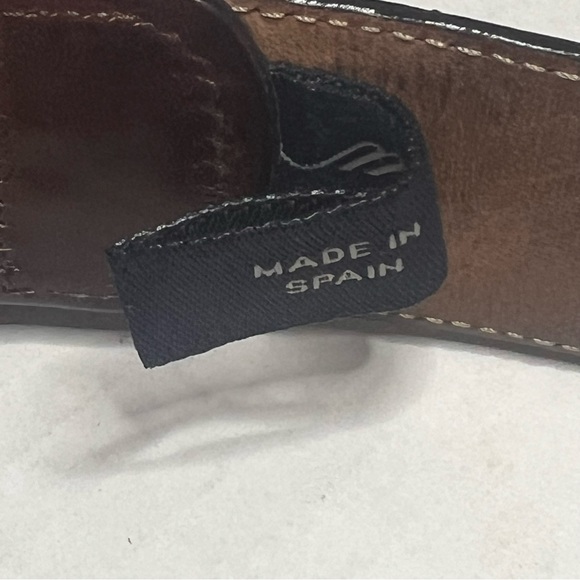 Mezlan Belt Made in Spain Leather Size 38 - Picture 10 of 16